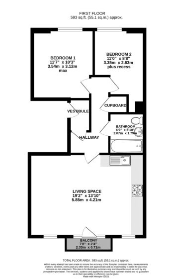 Tudor Street, Exeter Floor plan