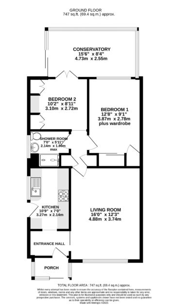Sullivan Road, Exeter Floor plan