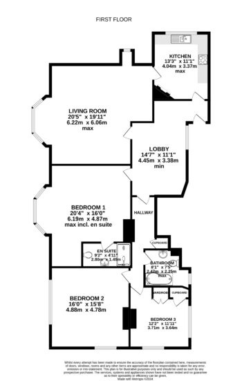 Lansdowne Road, Budleigh Salterton Floor plan