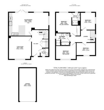 Pardon Rise, Exeter Floor plan