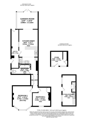Alphington Road, Exeter Floor plan