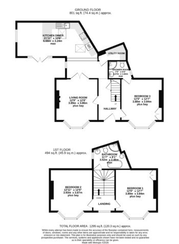Friars Green, St Leonards, Exeter Floor plan