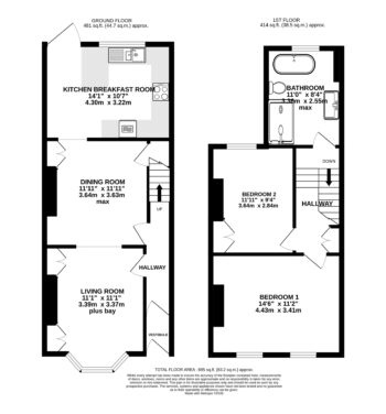 Baker Street, Exeter Floor plan