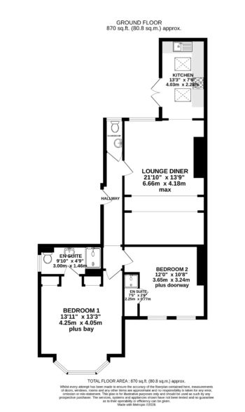 93 Heavitree Road, Exeter Floor plan