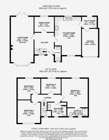Kennford, Exeter Floor plan