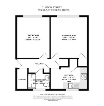 Clifton Street, Exeter Floor plan