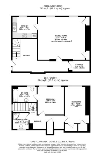 Cleve Lane, Exeter Floor plan