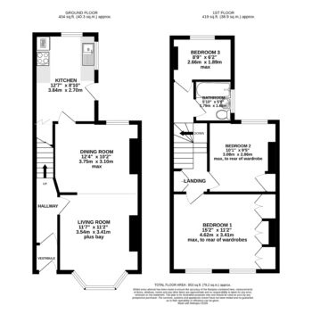 Pinhoe Road, Exeter Floor plan