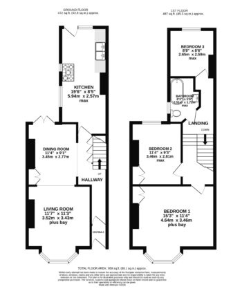 Priory Road, Exeter Floor plan